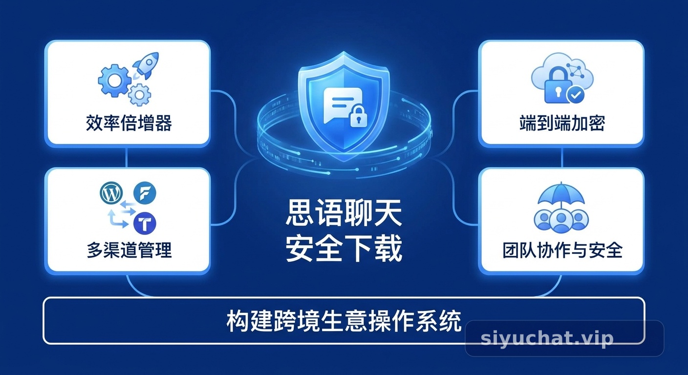 思语聊天安全下载实战手册:一个跨境电商“工具缝合怪”的隐私与效率救赎 配图